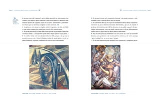 Capítulo 2 | La continuación de lenguajes y tendencias en la modernidad nacional |248|                                                                                                                |249|   La continuación de lenguajes y tendencias en la modernidad nacional | Capítulo 2




          |284|                     la más pura esencia de la pintura, lo que ya habían presentido los viejos maestros rena-           4|«Es necesario retornar «a la composición elemental –casi siempre intrínseca– consi-
          Colson, Jaime,
          texto en revista          centistas y que tampoco ignoró totalmente la más remota plástica». Al abordar la mani-             derándola como el principal factor, entre los muchos».
          Hispaniola,
          enero/marzo               festación específica de la pintura, expone en su escrito –rememorativo y sustentador–              5|«Es conveniente saber que, en lo que tan cómodamente solemos llamar composición,
          1956, Pág. 67-70.
                                    los criterios que nos atrevemos a desglosar en orden numerado.|284|                                intervienen no pocos elementos funcionales determinados y que, una vez resuelto el
                                    1|«La pintura es en sí misma un completo medio de expresión y no debe, en definiti-                problema de las interferencias de dichos elementos, la cosa podría no pasar de ahí, que-
                                    va, estar sujeta a ninguna otra realidad que no sea la de la expresión pura».                      dándose definitivamente como una simple expresión pura, en la que deliberadamente
                                    2|«En su más pura esencia, un cuadro debe ser antes que todo lo que señalara el pintor fran-       pueden entrar en juego todos los valores plásticos tradicionales».
                                    cés Maurice Denis: «(...) una superficie espacial rítmica, después podrá ser lo que quieras...».   6|«Hoy nos debe preocupar hondamente «un nuevo factor que, como un inquietante
                                    3|«Lo estética cubista «es la única fundamentalmente válida» porque es «la que más en              fantasma, asoma persistente en la creación pictórica moderna; y este nuevo personaje
                                    armonía encuentro con el ritmo de dinámica totalista de nuestra época, y con la ver-               –que en realidad lo es– no es otro que el tiempo».
                                    dadera finalidad de la pintura, considerada ésta como un arte evolucionando».                      7|«Es de suma importancia poder distinguir entre composición y arrangement (acote-




                                    Ernesto Lothar|Rostro y paisaje|Óleo/madera|46 x 42 cms.|C. 1948|Col. Privada.                     José Vela Zanetti|El merengue|Óleo/tela|214 x 146 cms.|1952|Col. Brugal Gassó.
 