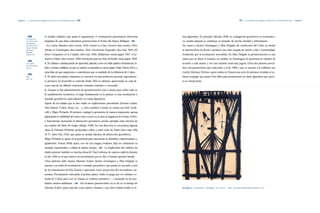 Capítulo 2 | La continuación de lenguajes y tendencias en la modernidad nacional |256|                                                                                                              |257|   La continuación de lenguajes y tendencias en la modernidad nacional   | Capítulo 2




           |288|                    el modelo estilístico que pauta el seguimiento. A continuación presentamos referencias           mas figurativos. Al principio (década 1950) su conjugación geométrica es acentuada y
           Las obras que
           se refieren están        singulares de esas obras colsonianas pertenecientes al Fondo del Museo Bellapart:|288|           en cambio después se constituye en tramado de mucha claridad y refinamiento.
           reproducidas
           en el libro Jaime        |«La Careta, Mambo» óleo/cartón, 1954; «Llanto en Claro Oscuro» óleo/cartón, 1955;               En cuanto a Jacinto Domínguez y Elías Delgado, las condiciones del Cibao en donde
           Colson, Pinturas,
           del Museo                «Fiesta en Guachupita» óleo/madera, 1955; «Geometría Negroide» óleo/tela, 1955; «El              se desenvuelven les llevan a producir una obra cargada de mucho color y luminosidad,
           Bellapart,
           Pág. 88-104.             Joven Campesino en la Ciudad», óleo/tela, 1956; «Bailarines» mixta/papel, 1957; «Car-            fortalecido por la acentuación neocubista. En Elías Delgado la geometrización es una
                                    naval en Haití», óleo/cartón, 1959; «Iniciación para un Rito de Vudú», tinta/papel, 1959.        trama que no altera al temario; en cambio, en Domínguez la geometría se resuelve de
           |289|
           Suro, Dario              4|El cubismo colonial puede ser apreciado, además, como un estilo plástico dominicano, is-       acuerdo a cada asunto y con una variante tonal muy jugosa. Otros dos pintores asocia-
           Arte Dominicano.
           Pág. 65.                 leño e incluso antillano, ya que su estética es asumida en varios países: Haití, Puerto Rico y   dos a las generaciones que anteceden a la de 1960 y que se asocian a la estilística son
                                    otras islas, sin que aseguremos o sustentemos que es resultado de la influencia de Colson.       Luichy Martínez Richiez, quien realiza en Francia una serie de pinturas viculadas al cu-
           |290|
           Idem.                    5|El estilo neocubista colsoniano se convierte en una tendencia nacional, especialmen-           bismo, lenguaje que asume Tuto Báez para pronunciarse en obras figurativas que ejecu-
           Pag. 125.
                                    te pictórica. Su desarrollo se extiende desde 1953 en adelante, apareciendo en cada de-          ta ya envejeciente.
                                    cenio más de un afiliado consciente, imitador, mimético o recreador.
                                    6|Aunque se dan planteamientos de geometrización más o menos pura, sobre todo en
                                    la manifestación escultórica, el rasgo fundamental en la pintura es una acentuación o
                                    tramado geométrico, especialmente, en temas figurativos.
                                    Aparte de los artistas que se han citado en explicaciones precedentes (Ernesto Lothar,
                                    Vela Zanetti, Colson, Faxas, Liz,…), otros nombres a tomar en cuenta son Paul Giudi-
                                    celli y Eligio Pichardo. El primero conjuga la geometría de manera imponente, apenas
                                    planteando la visibilidad del tema como ocurre en la obra «Cargadoras de Frutas» (1955),
                                    o francamente asumiendo la abstracción geométrica, siendo ejemplar entre muchos de
                                    sus cuadros «El Baño de Hojas» (dibujo 1958). En esta dirección se encuentran algunas
                                    obras de Dionisio Pichardo, producidas a saltos y, sobre todo, de Darío Suro, entre ellas
                                    «S.T.’» (óleo/tela, 1952), que pauta su variado discurso de abstracción geométrica.
                                    Eligio Pichardo se apoya en la geometría para estructurar su dramático expresionismo e,
                                    igualmente, Noemí Mella quien, con «su rica magna creadora», deja ver claramente su
                                    mensaje expresionista y cubista al mismo tiempo.|289| La implicación del cubismo ha
                                    estado presente también en muchas obras de Clara Ledesma, de manera explícita durante
                                    el año 1956 en el que merece reconocimiento por su óleo «Ozama» (premio bienal).
                                    Otros pintores: Julio Susana, Mariano Eckert, Jacinto Domínguez y Elías Delgado se
                                    asocian a un estilo de acentuación o tramado geométrico que puede ser asociado a uno
                                    de los tratamientos de Vela Zanetti o apreciarse como proyección del neocubismo col-
                                    soniano. Precisamente enfocando al primer pintor citado se juzga que «el cubismo co-
                                    lonial de Colson pasa a ser en Susana un cubismo primitivo (...) enraizado en los pro-
                                    fundos estratos antillanos».|290| Ese arcaísmo pronunciativo no se da en el manejo de
                                    Mariano Eckert, quien precede como pintor a Susana y cuya obra cubista resulta en te-            Domingo Liz|Composición|Tinta/papel|56 x 38 cms.|1962|Servicios Profesionales de Museo, S. A.
 