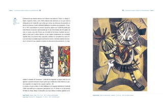 Capítulo 2 | La continuación de lenguajes y tendencias en la modernidad nacional |262|                                                                                                             |263|   La continuación de lenguajes y tendencias en la modernidad nacional | Capítulo 2




          |291|                     la abstracción que además refuerza con el planteo neocubista de Colson. Un dibujo ti-
          Valldeperes,
          Manuel.                   tulado «Capricho» (tinta a color 1953) evidencia tales relaciones a la vez que revela la
          El Caribe,
          junio 23 de 1963.         independencia de Giudicelli como artista que excluye las referencias documentales en
          Pág. 11.
                                    función de alcanzar el estilo individual.Valldeperes reconfirma esta propensión: «Cuan-
                                    do en 1953 comentábamos su primera exposición, dijimos que Giudicelli pintaba para
                                    transcribirnos la emoción experimentada por él ante determinada obra del pasado, sin
                                    tener en cuenta, como dice Ferrant, que «el sentido de las formas constituye una nece-
                                    sidad, en tanto que la cultura histórica, en arte, satisface simplemente una curiosidad.
                                    Aquellas obras, sus primeras obras, responden a satisfacer la curiosidad de su autor. Pe-
                                    ro de esta inicial curiosidad surgió la penetración técnica, el dominio absoluto de la téc-
                                    nica.Y al través de una constante exclusión de elementos de documentación –la origi-




                                    nalidad es resultado de exclusiones–, Giudicelli fue fraguando su propio estilo.Ya en la
                                    siguiente exposición demostró el joven pintor que, evadida de la visión histórica, su pin-
                                    tura respondía a la exigencia de su propio espíritu».|291|
                                    La muestra a la que se refiere el crítico Valldeperes es la segunda individual de Giudicelli
                                    (1959), antecedida por su importante participación en la VIII Bienal, en la cual presenta
                                    «El Baño de Hojas», dibujo al carboncillo con el que obtiene el máximo galardón en di-


                                    Eligio Pichardo|Violinista|Mixta|154 x 73 cms.|1959|Col. Museo de Arte Moderno.                Eligio Pichardo|Niña con un arma extraña |Óleo/tela|115 x 87 cms.|1959|Col. Ramón Francisco.
                                    Jaime Colson|Abstración Nº 2|Mixta/plywood|71 x 28 cms.|1955|Col. Román Ramos.
 