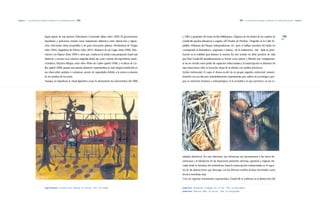 Capítulo 2 | La continuación de lenguajes y tendencias en la modernidad nacional |264|                                                                                                              |265|   La continuación de lenguajes y tendencias en la modernidad nacional | Capítulo 2




                                    bujos, aparte de una pintura: «Muchacho Comiendo Jaiba» (óleo 1959). El geometrismo              y 1963, a propósito del tema escribe Valldeperes: «Algunos de los títulos de los cuadros de                              |292|
                                                                                                                                                                                                                                                              Idem.
                                    abundante y polícromo triunfa como tratamiento dialéctico entre abstracción y figura-            Giudicelli pueden llamarnos a engaño: «El Tirador de Piedras», «Tragedia en la Calle Es-
                                    ción, ofreciendo obras irrepetibles y de gran elocuencia plástica: «Vendedoras de Hojas»         paillat», «Matanza del Parque Independencia», etc., pero el influjo narrativo del título no
                                    (óleo 1955), «Jugadores de Pelota» (óleo 1957), «Entierro de un Gagá» (tinta 1958), «Mu-         corresponde al dramatismo –sugerente e íntimo– de la realización»,|292| dada su pene-
                                    chacho con Pájaro» (tinta 1959) y otros que conducen al artista a una propuesta visual más       tración en la realidad para abstraer la esencia. En este sentido no debe perderse de vista
                                    abstracta y escueta en la emotiva caligrafía lineal, así como carente del ingrediente multi-     que Paul Giudicelli simultáneamente se formó como pintor y filósofo; por consiguiente,
                                    cromático. Muchos dibujos, entre ellos «Pelea de Gallo» (pastel 1958) y «Cabeza de Ga-           se da un vínculo entre poder de captación reduccionista y la transcripción en abstracto de
                                    llo» (pastel 1958), pautan una síntesis abstracto-expresionista, la cual campea fortalecida en   esas reducciones. Esto es locución visual de la síntesis con medios pictóricos.
                                    sus obras sobre azulejos o cerámicas, carente de vaguedades debido a la severa economía          Artista testimonial, él capta el drama social vía su propia angustia existencial, transmi-
                                    de los medios de locución.                                                                       tiéndolo con un discurso indudablemente expresionista que califica de sociológico por-
                                    Aunque no abandonó la visual figurativa como lo demuestran los autorretratos del 1960            que su nutriente humano o antropológico es la sociedad a la que pertenece en sus re-




                                                                                                                                     sultados históricos. En esta relaciones, sus referencias son permanentes a las raíces do-
                                                                                                                                     minicanas y la fabulación de las situaciones presentes: adversas, opresivas y trágicas, ele-
                                                                                                                                     vadas desde la hondura del sentimiento hasta la transcripción testimoniada en el espec-
                                                                                                                                     tro de las abstracciones que descarga con los diversos medios incluso inventados como
                                                                                                                                     técnica novedosa suya.
                                                                                                                                     Con un vigoroso sentimiento expresionista, Giudicelli se reafirma en la abstracción del


                                    Eligio Pichardo|La sed de la vaca|Óleo/tela|61 x 69 cms.|1957|Col. Privada.                      Guillo Pérez|Neoafricano|Cera/papel|58 x 37 cms.|1962|Col. Aney Muñoz.
                                                                                                                                     Guillo Pérez|Abstracto|Mixta|78 x 66 cms.|1964|Col. George Nader.
 