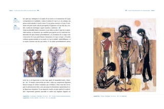 Capítulo 3 | Los años sesenta: apertura política, arte y ensayo democrático |310|                                                                                                                                       |311|    Los años sesenta: apertura política, arte y ensayo democrático | Capítulo 3




           |309|                    tico opina que, «inteligente en el empleo de sus acentos, en el asentamiento de la justa
           Peña Defilló.
           El Caribe, octubre       correspondencia de tonalidades y valores, la pintura de Lepe no es, sin embargo, una
           9 de 1971, P. 5-A.
                                    pintura intelectualizada, ni mucho menos. Es una pintura sensorial, en la que el senti-
           |310|                    miento del pintor asume todas las prerrogativas. El pigmento es el que sitúa, fija y mo-
           Valldeperes,
           Manuel. El Caribe,       dela, coordina las morfologías y sugiere atmósfera y ambientes».|309|
           mayo 17 de 1964.
                                    Artista inconfundible desde el momento en que define su estilo, el rigor de su expresi-
                                    vidad mantiene un lineamiento que manifiesta preocupación por las condiciones fun-
                                    damentales del sujeto humano primordialmente y la circunstancia de su origen como
                                    consecuencia. En lo que puede llamarse «humanismo a lo Lepe», la mujer y el hombre
                                    cotidianos quedan asentados en un mundo en el que la realidad –señala Valldeperes– es
                                    en nuestro momento más ética que estética. «Y sin realizar premeditadamente pintura




                                    social, hay en sus figuraciones un trazo largo, agudo, de humanidad herida y dolori-
                                    da».|310| El tramado constructivista que traba y enlaza sus composiciones figurativas
                                    llenas de energía, de vivísimo cromatismo, que es brillante y «tiene como base un em-
                                    paste lo suficientemente denso como para apoyar los lineamientos expresionistas de es-
                                    tas figuraciones dramáticas». Es una figuración resuelta con gran espíritu de moderni-
                                    dad e impresionante patetismo, apreciable en cuadros muy singulares: «Jugando con


                                    Leopoldo Pérez|Los pescadores|Óleo/madera|82 x 54 cms.|1967|Col. Banco Central de la República Dominicana.   Leopoldo Pérez|Sin título|Acrílica/papel|64 x 56 cms.|1964|Col. Cándido Bidó.
                                    Leopoldo Pérez|Sin título|Mixta/tela|130 x 99 cms.|1971|Col. Cándido Bidó.
 