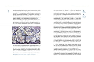 Capítulo 1 | Primeros lenguajes y tendencias en la modernidad nacional |66|                                                                                                                           |67|   Primeros lenguajes y tendencias en la modernidad nacional | Capítulo 1




          |77|                     El escritor Manuel Rueda establece que lo que orientó a Hernández Ortega fue el trópico         nexo africano, el prototipo grácil y femenino de la negritud isleña y las simbologías                              |78|
          Idem,                                                                                                                                                                                                                                       Valldeperes,
          Pág. 3.                  íntimo, subjetivo, pautado por el poeta Mieses Burgos. Pauta que permitió que el pintor se      americanistas que terminan refundiéndose en un singular universo de entidades y seres                              Manuel, El Caribe,
                                                                                                                                                                                                                                                      31 de julio 1963.
                                   desembarazara de las influencias demasiado evidentes, para conquistar terrenos en visiones      amables, radiantes y automitológicos. Clara Ledesma, caminando desde propuestas su-
                                   personales. Metamorfoseando su lenguaje dejó el trasunto quijotesco para convertirse en         rreales y tendiendo hacia las síntesis de lenguajes, termina formulando el realismo má-                            |79|
                                                                                                                                                                                                                                                      Gil, Laura.
                                   brujo de ambientes nocturnos e imágenes fantasmales, selváticos en muchos casos. Para en-       gico, místico, primario y muy personal.                                                                            Suplemento
                                                                                                                                                                                                                                                      El Caribe, 24 de
                                   tonces solía usar un pañuelo de madrás amarrado en la cabeza y fumaba cigarro. «Pero no         De los pintores que se suscriben al surrealismo durante la etapa de 1950, el más claro y                           septiembre 1983,
                                                                                                                                                                                                                                                      Pág. 14.
                                   había en él pose alguna. Lo movía una fuerza interior de gran autenticidad…»|77|                perennemente afiliado es Jorge Noceda, cuya obra es asociada a la de Salvador Dalí. La
                                   El universo real-maravilloso de Lam es abierto, espacial, profundo y sistemático en sus re-     apreciación crítica advierte esa influencia, aunque reconoce que ella «no perturba en na-
                                   confirmaciones esenciales de la afroantillanidad. Por el contrario, el de Hernández Orte-       da la originalidad del pintor dominicano que sigue el camino de su propio sueño».|78|
                                   ga es menos abierto, sobre todo, terreno, muy alterno con la figuración tradicional y car-      Surrealista clásico debido a la formalidad de sus figuraciones, a la arquitectura compositiva
                                   gado de fuerte cromatismo.Además, dramático y oscuro, mágico y con mezcladas tenden-            y a la minuciosidad de la técnica, son además características suyas una paleta regularmen-
                                                                                                                                   te muy cromatizada y un enfoque de aspectos «fugaces y virtuales de la vigilia», asegura
                                                                                                                                   Laura Gil,|79| al comentar una de las últimas exposiciones registradas en el país (1983).
                                                                                                                                   Para entonces Noceda ha aclarado su paleta, asociando muchos elementos de la naturale-
                                                                                                                                   za (flores, frutas, aves,...) en visiones oníricas sugestivas de la fantasía y del recuerdo.
                                                                                                                                   El surrealismo en la República Dominicana cuenta con decididos partidarios y cultores
                                                                                                                                   ocasionales, incluso de alguna obra única. El año 1943 es la fecha usualmente señalada co-
                                                                                                                                   mo punto de partida de este movimiento, que se focaliza en la ciudad capital, aunque con
                                                                                                                                   anterioridad pueden citarse obras producidas en el exterior que refieren surrealidad.Apar-
                                                                                                                                   te de Jaime Colson, Eugenio Fernández Granell, Gilberto Hernández Ortega, Clara Le-
                                                                                                                                   desma, Juan Frías, José Gausachs y Jorge Noceda, otros autores exploran y manifiestan su
                                                                                                                                   realidad en discursos y obras ejemplares. Esto último permite citar a Darío Suro, cuyo au-
                                                                                                                                   torretrato con alfiler clavado en un lado de la frente y con una hilera de hormigas, fecha-
                                                                                                                                   do en la década 1940, denota cierta relación surreal también evidente en su retrato de Díaz
                                                                                                                                   Niese (1947) e incluso en la obra «Pintor, Serpiente y Caballos» (dibujo 1944).También a
                                                                                                                                   Fernando Peña Defilló, con una obra suya de 1954: «Eco Atávico», considerada en la línea
                                                                                                                                   de lo surreal, e igualmente Eligio Pichardo cuya pintura «Mujer Colando Café» (óleo
                                   cias o estilos. La alterna fluctuación de sus búsquedas visuales no significa carencia de un    1956) ofrece nexos con la surrealidad abstracta y simbólica. Un cuarto pintor, sumergido
                                   universo personal que define desde los años vitales de 1950 hasta los desenlaces de la dé-      ocasionalmente en la corriente es Rafael Arzeno, maestro puertoplateño con algunas obras
                                   cada 1960, en la cual su discurso asume temas cotidianos sin perder el carácter mágico.         surreales producidas después de la década de 1960. Frente a este grupo de autores.
                                   Después de Hernández Ortega, una figura que empalma con la surrealidad es Clara Le-             Ada Balcácer, notable pintora egresada de la ENBA en el decenio de 1950, ofrece en su fruc-
                                   desma, quien al viajar a Europa (1952-54) recogió referencias de varios pintores surrea-        tífera producción posterior el tono surreal, sobre todo, en obras asociadas al mito nacional.
                                   listas, elaborando un discurso abierto en soluciones y temas. Entre estos, las máscaras de      Tomando a la Balcácer como referencia nominal del surrealismo pictórico que se desarro-
                                                                                                                                   lla desde mediados del decenio de 1960 como una paralela del arte dominicano, puede sus-
                                    Mario Lockward|De lo místico a lo erótico|Acrílico/tela|98 x 139 cms.|2000|Col. del artista.   tentarse que un punto culminativo lo representan surrealistas cabales como son José Félix
 