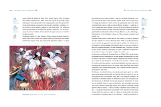 Capítulo 1 | Primeros lenguajes y tendencias en la modernidad nacional |106|                                                                                                                 |107|   Primeros lenguajes y tendencias en la modernidad nacional | Capítulo 1




           |151|                   manera rotunda. Él publica tres libros: «Doce Poemas Negros» (1935), «Compadre               «otra poesía de oscuro sentido, hermética y raras veces confesada abiertamente y con-                        |154|
           Caamaño                                                                                                                                                                                                                           Hernández Franco,
           de Fernández,           Mon» (1940) y «Trópico Negro» (1942), en los cuales el poeta más que aludir al negro         fusa, pero honda de ritmos sordos, preñada de misterio. Poesía de la noche que oscure-                       Tomás. Apuntes
           Vicenta.                                                                                                                                                                                                                          sobre Poesía
           Op. Cit., Pág. 93.      dominicano le canta a la negritud de toda la isla, apartado de toda descripción folcló-      ce el bongó, que tiembla en el miedo sin fin de las supersticiones, de la noche caliente                     Popular y Poesía
                                                                                                                                                                                                                                             Negra en las
                                   rica. Su poética negrista comienza ofreciendo una visión superficial y colonialista,|151|    y húmeda donde el sapo y el grillo escuchan el silbido de la culebra (...), maldecida co-                    Antillas. 1942.
           |152|
           Incháustegui            que se torna «en acento original y poderoso, en grave poesía social»,|152| porque son        mo en el paraíso, pero nunca olvidada. Es la negra flor del ritmo bárbaro que emana del
           Cabral, Héctor.                                                                                                                                                                                                                   |155|
           Citado por              cantos a personas negras en circunstancias de opresión y explotación.|153| En esa poe-       rito. Es el voudou haitiano y el ñañigo cubano. Son papá Legba, Ougún, Badagris,Wan-                         Gonzales-
           Caamaño de                                                                                                                                                                                                                        Monseur,
           Fernández, Idem.        sía suya el cocolo y el haitiano, víctimas laborales del ingenio azucarero, se convierten    gol, Domballa Omeddo,Ayida Gueddo, son Yemayá, Babayú = ayé, aba = falá, Shango...                           Op. Cit.,
                                                                                                                                                                                                                                             Pág. 169.
                                   en sujetos esenciales.                                                                       todos juntos en el cielo aborigen de Luoquo, en el furei con santos cristianos y cemis
           |153|
           González-               Precisamente cuando Del Cabral publica el «Trópico Negro», otro poeta, Tomás Her-            caribes».|154|                                                                                               |156|
           Monseur.                                                                                                                                                                                                                          Hernández Franco,
           Loc. Cit.               nández Franco, ofrece su visión sobre la poesía popular y la poesía negra en las Antillas,   Hernández Franco publica la citada visión en 1942, cuando ya su poesía ha asumido el                         Tomás.
                                                                                                                                                                                                                                             Loc. Cit.
                                   señalando que muy por debajo de la poesía popular, populachera, subyace o se expresa         tema de la negritud en «Canciones del Litoral Alegre» (1936), que se editan precisamen-
                                                                                                                                te en el momento del apogeo del movimiento negrista antillano.|155| En esas cancio-
                                                                                                                                nes, alusivas a la errancia antillana de los negros, al parecer en torno a los cocolos, ex-
                                                                                                                                presa: «En el banquete del muelle / se están comiendo la luna, / los negros,/ con dien-
                                                                                                                                tes de la canción. / Vinieron de islas lejanas, los negros / en balandros de aguardiente /
                                                                                                                                por meridiano de fuego, / los negros, / de isla de sal y ciclón».|156|
                                                                                                                                La obra poética culminativa de Hernández Franco es «Yelidá« (1943,) uno de los gran-
                                                                                                                                des poemas de la lírica dominicana, por su clima, narrativa, versicación libre y el tema,
                                                                                                                                en donde el solar nativo y el panteón religioso se imponen como el fruto de la mula-
                                                                                                                                tez. La mulata, el negro, la trigueña, el cocolo, la morena, el prieto, el haitiano y todos
                                                                                                                                los vocablos posibles que expresan el neoafricanismo antillano, encuentran expresión en
                                                                                                                                otros poetas de los años del treinta y del cuarenta: Rubén Suro, Pedro Mir, Francisco
                                                                                                                                Domínguez Charro, Franklin Mieses Burgos, Aída Cartagena Portalatín, Antonio Fer-
                                                                                                                                nández Spencer, entre otros.
                                                                                                                                No había que mirar hacia el África, ni hacia la valoración negrista que el arte y la lite-
                                                                                                                                ratura europea asumen para descubrir una condición etno-social como la del neo -ne-
                                                                                                                                gro dominicano que ya era mulatería, bongó, palos y ritos cuando el criollismo se fue
                                                                                                                                convirtiendo en identidad nacional. Era sincretismo y música antes de ser poesía, ma-
                                                                                                                                teria literaria que fue abordando el tema negro, porque esta etnicidad eran tan medu-
                                                                                                                                lar como ineludible. Duarte, el mayor conceptualizador de la nacionalidad, la reconoció
                                                                                                                                tanto como el decimero popular Juan Antonio Alix. El primero versificando la arenga
                                                                                                                                siguiente: «Blancos, morenos, / cobrizos, cruzados, / manchados serenos, unidos y osa-
                                                                                                                                dos...»; y el segundo remachando la dominicanidad con la expresión: «El negro tras de
                                                                                                                                la oreja». Ahora bien, cuando en el siglo XX la plantación azucarera y la errancia brace-
                                   Xavier Amiama|Sin título|Acrílica|75 x 101 cms.|Sin fecha|Col. George Nader.                 ra convirtieron al contingente negro en foco ideológico y social, los movimientos an-
 