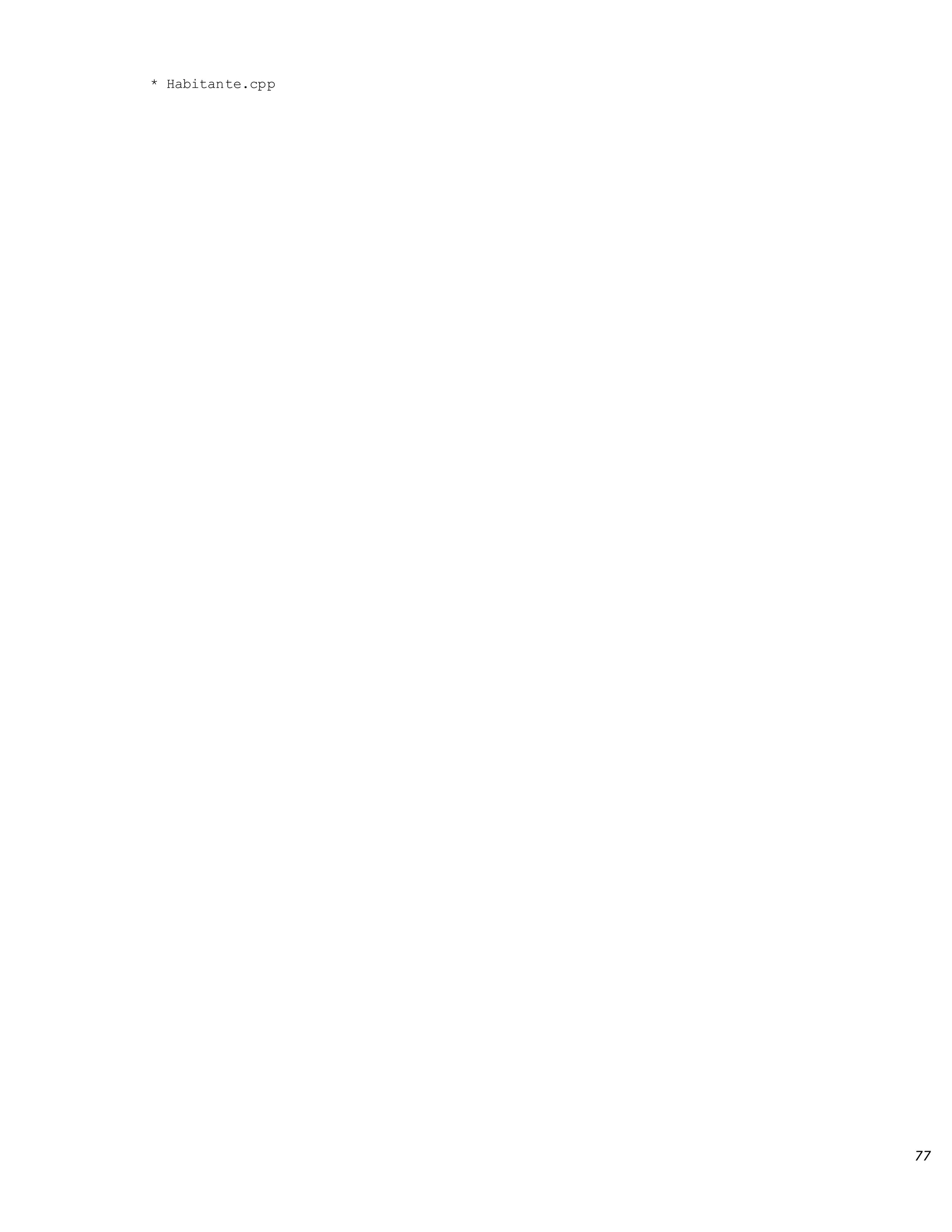 77
* Habitante.cpp
 