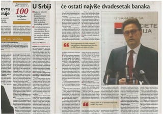 Prof.dr Goran Pitić, Danas, 3. 3. 2014.