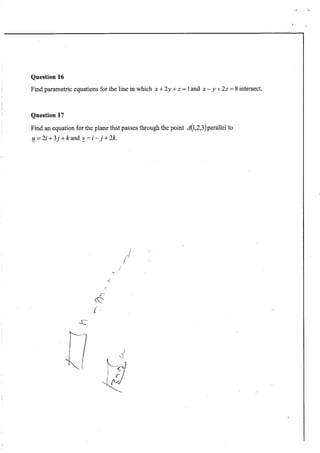 MATHEMATICS ENGINEERING PROBLEM AND SOLUTION SEMESTER 1  
