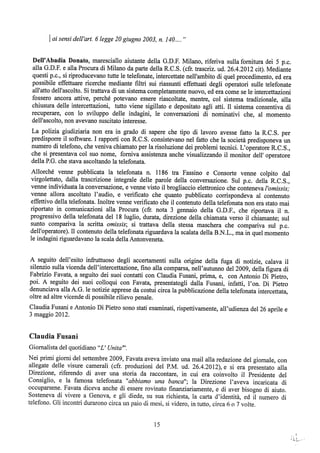 motivazioni sentenza Berlusconi - nastro Fassino/Consorte