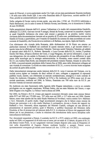 motivazioni sentenza Berlusconi - nastro Fassino/Consorte