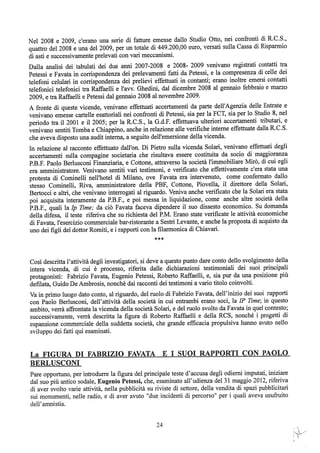 motivazioni sentenza Berlusconi - nastro Fassino/Consorte