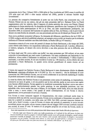 motivazioni sentenza Berlusconi - nastro Fassino/Consorte