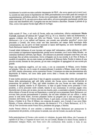 motivazioni sentenza Berlusconi - nastro Fassino/Consorte