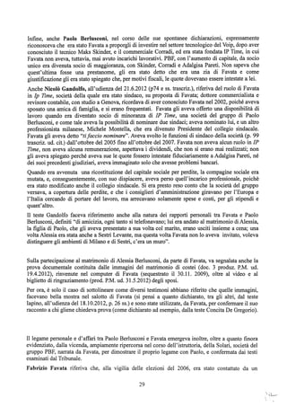 motivazioni sentenza Berlusconi - nastro Fassino/Consorte