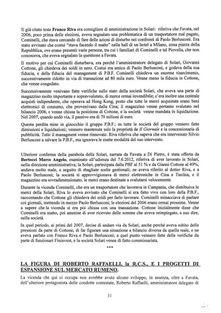 motivazioni sentenza Berlusconi - nastro Fassino/Consorte