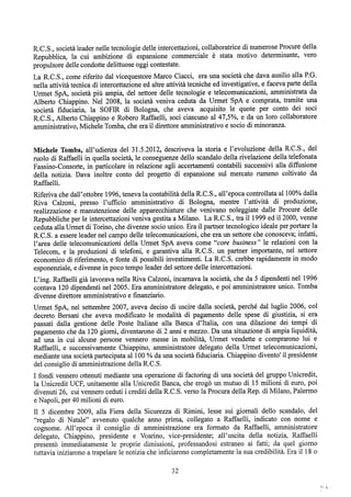 motivazioni sentenza Berlusconi - nastro Fassino/Consorte