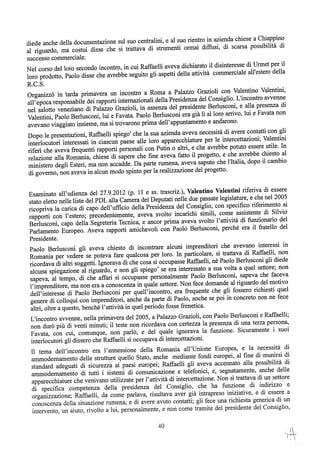 motivazioni sentenza Berlusconi - nastro Fassino/Consorte
