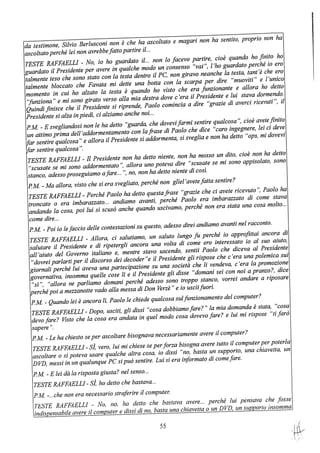 motivazioni sentenza Berlusconi - nastro Fassino/Consorte