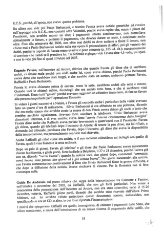 motivazioni sentenza Berlusconi - nastro Fassino/Consorte