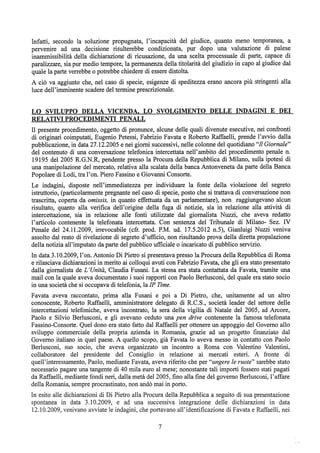 motivazioni sentenza Berlusconi - nastro Fassino/Consorte