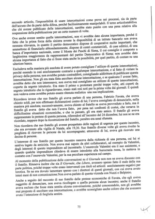 motivazioni sentenza Berlusconi - nastro Fassino/Consorte
