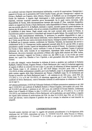 motivazioni sentenza Berlusconi - nastro Fassino/Consorte