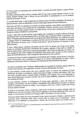 motivazioni sentenza Berlusconi - nastro Fassino/Consorte