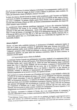 motivazioni sentenza Berlusconi - nastro Fassino/Consorte