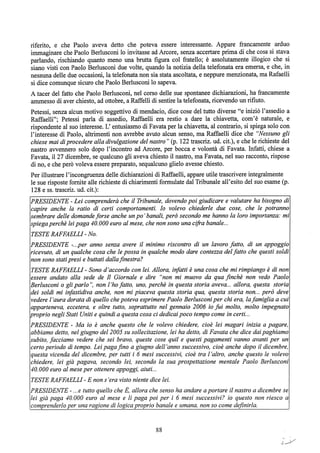 motivazioni sentenza Berlusconi - nastro Fassino/Consorte