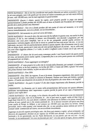 motivazioni sentenza Berlusconi - nastro Fassino/Consorte