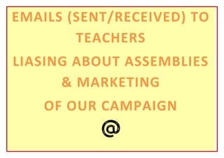 -581891-605642EMAILS (SENT/RECEIVED) TO TEACHERSLIASING ABOUT ASSEMBLIES & MARKETING OF OUR CAMPAIGN00EMAILS (SENT/RECEIVED) TO TEACHERSLIASING ABOUT ASSEMBLIES & MARKETING OF OUR CAMPAIGN<br />-551605-30856100<br />-462915-9149800<br />-77172316573500<br />-522489-30485500<br />-296586-23721700-<br />-5813976794500<br />-94285-29654500<br />-676894-258100<br />-67627521082000<br />-7360977112000<br />59517-73596500<br />-23487-26207300<br />-534035-21420200<br />-6293925679500<br />-617855-2413000<br />1032872-45079200<br />-760095-22568900<br />1115712-47434500<br />-736600-39221600<br />-225532-23749000<br />748145-57001600<br />1626235-53322700<br />-700644-34438400<br />