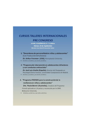 CONGRESO ALAMOC- TERAPIA DE 