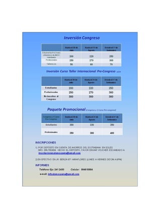 CONGRESO ALAMOC- TERAPIA DE 