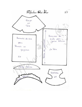 Passo-a-passo Casal de fofuchos