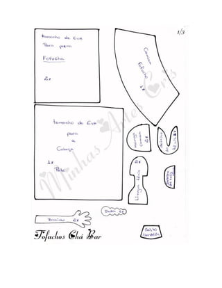 Passo-a-passo Casal de fofuchos