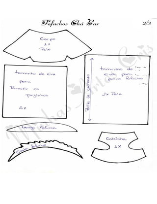 Casal de fofuchos-pap