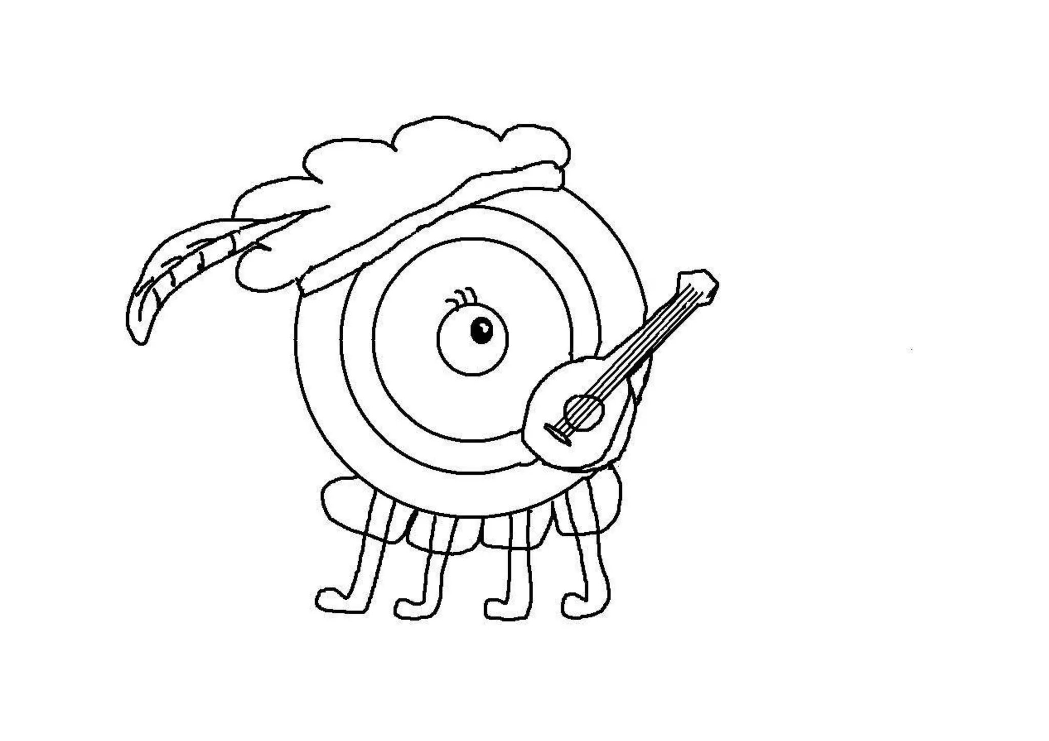 DIBUJOS PARA PINTAR DEL OJO LECTOR