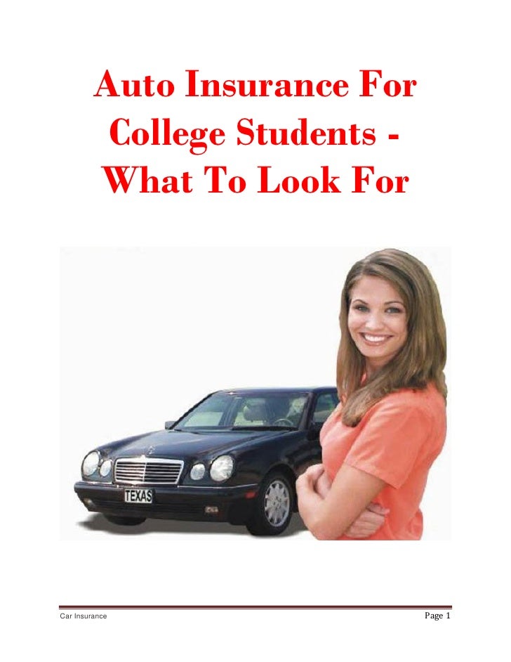 How To Find The Best Car Insurance For College Students