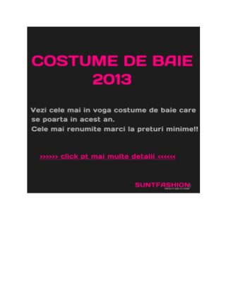 Costume de baie - Costume de baie 2013 online