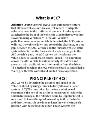 An overview of embedded systems in automobiles | DOCX