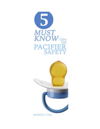 5 must know tips on pacifier safety