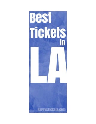 Best Tickets in LA