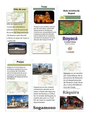 Guía Turística de Boyacá