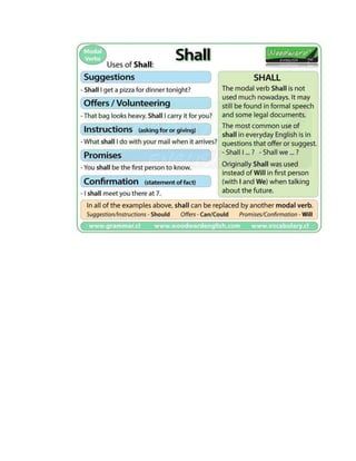 Modal verbs