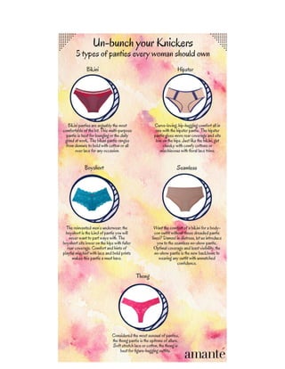 5 Types of Panties Every Woman Should Own