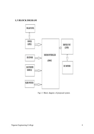 Nigama Engineering College 4
1.3 BLOCK DIGRAM
Fig.1.1 Block diagram of proposed system
 