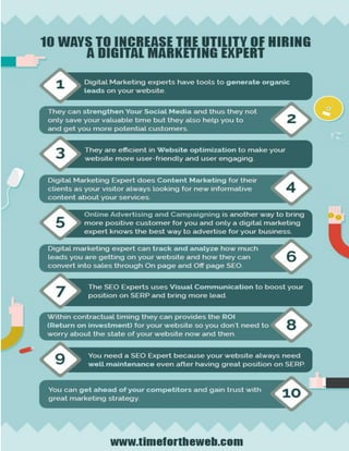 10 utility of hiring a digital marketing expert for business