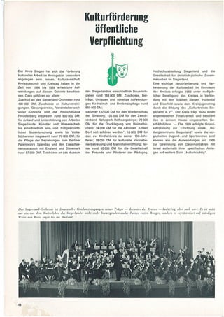 Geschehen. Geleistet. Geplant. Kreis Siegen Verwaltungsbericht 1964 - 1969 Teil 2