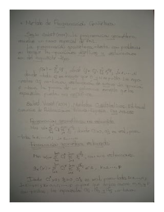 Metodos de Optimizacion