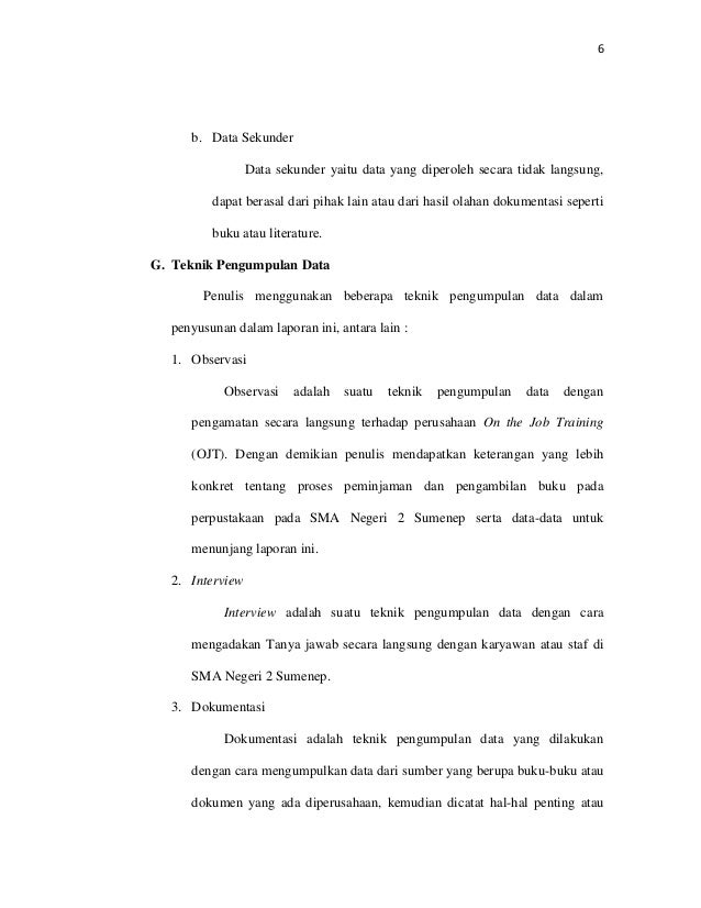 Laporan On The Job Training Part 2