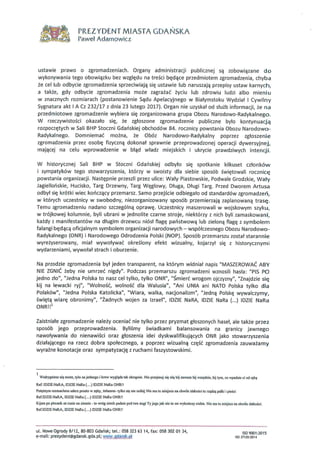 Wniosek o rozwiązanie ONR skierowany do ministra Z.Ziobro