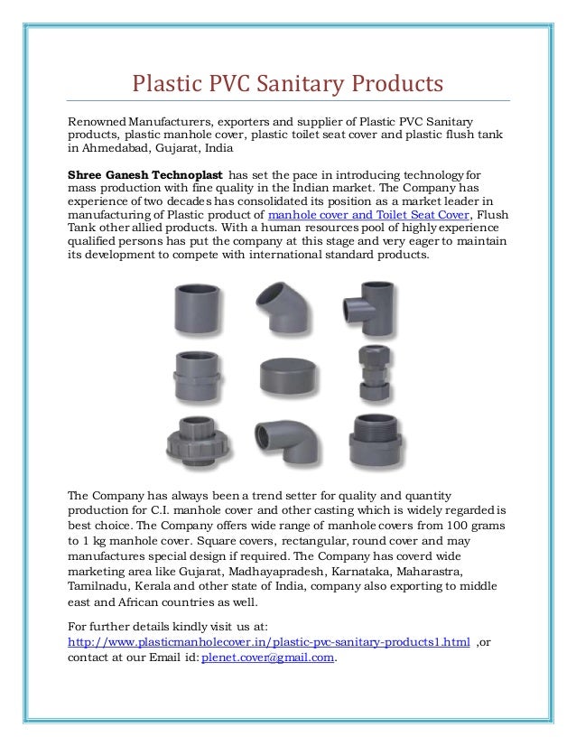 plastic pvc sanitary products manufacturers